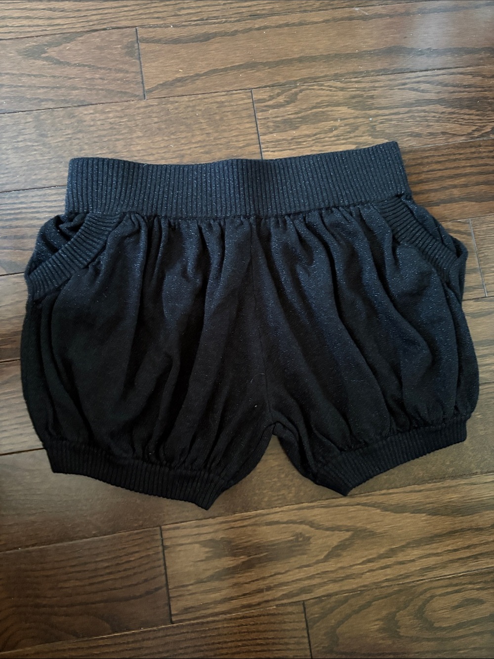 Sugar and Bruno Black Bubble shorts